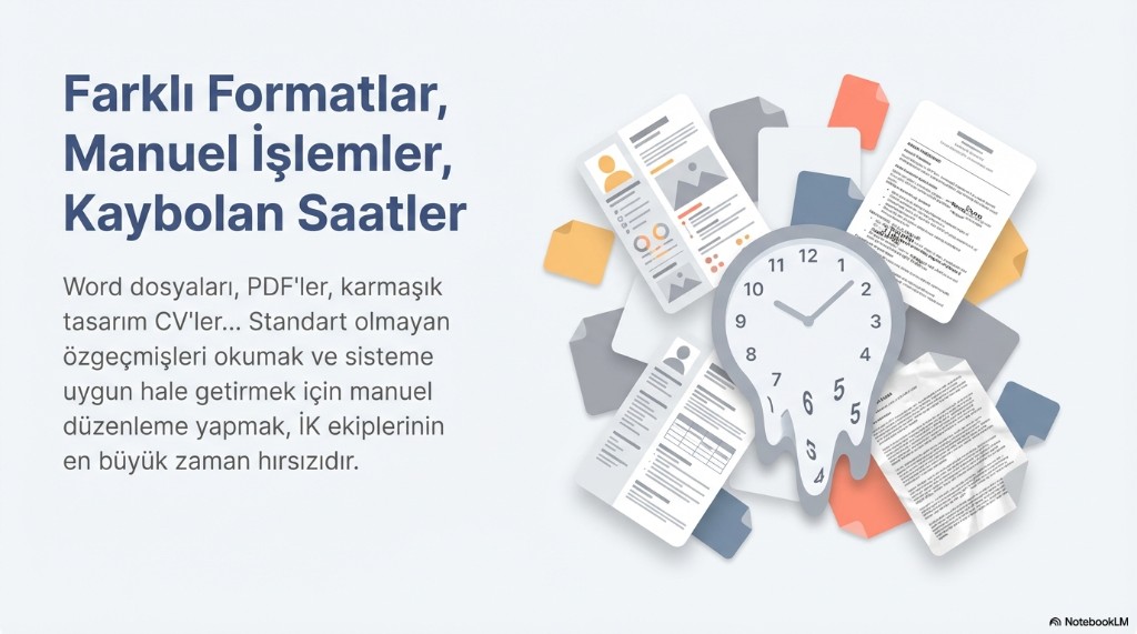 Manuel CV işleme sürecinde kaybolan zaman
